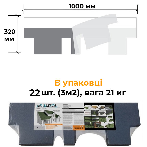 Размеры и вес битумной черепицы корсика
